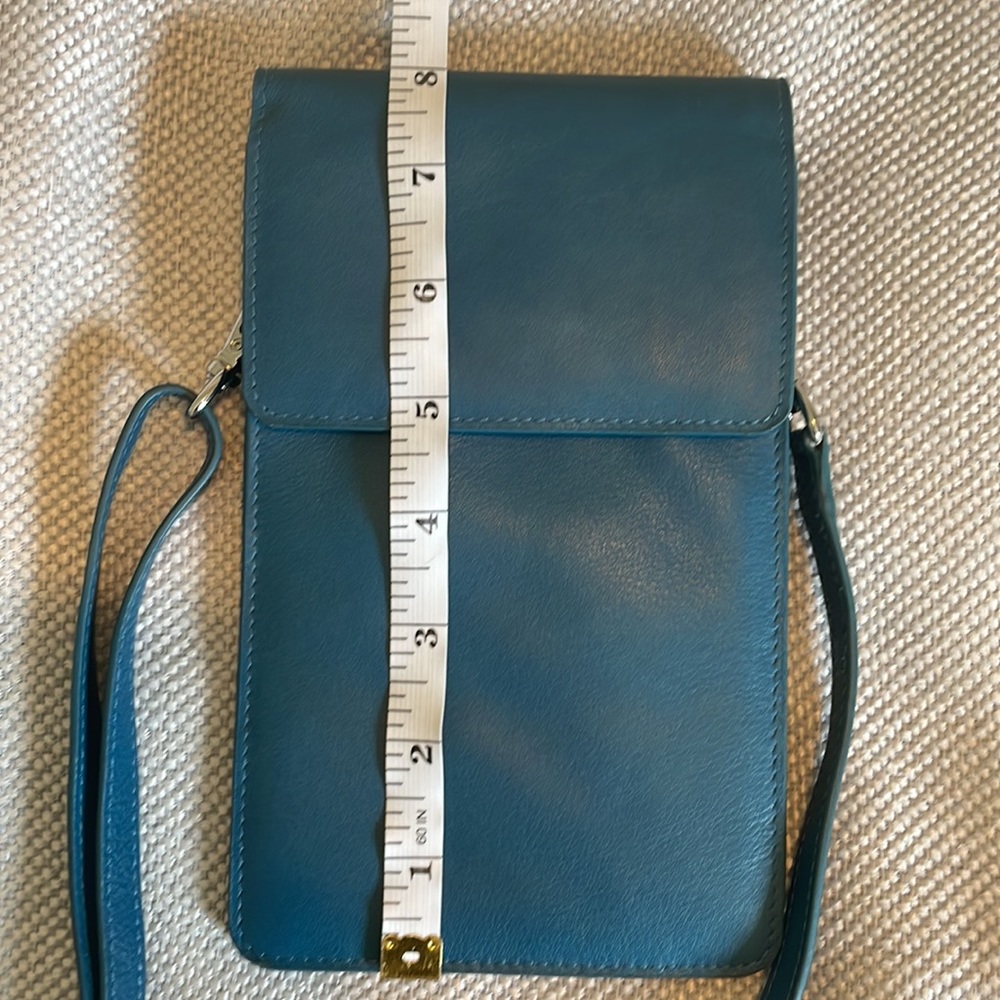 Handmade Leather Cross Body Bag. - Picture 15 of 16